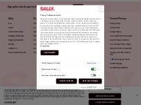 Website Screenshot Sally Beauty