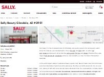 Website Screenshot Sally Beauty