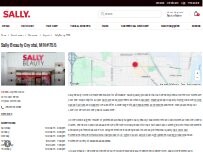 Website Screenshot Sally Beauty