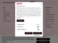Website Screenshot Sally Beauty