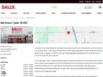 Website Screenshot Sally Beauty