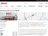 Website Screenshot Sally Beauty