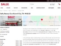 Website Screenshot Sally Beauty