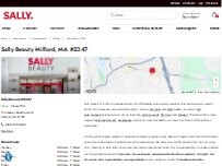 Website Screenshot Sally Beauty