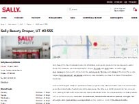 Website Screenshot Sally Beauty