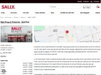 Website Screenshot Sally Beauty