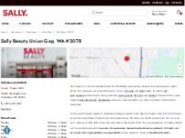 Website Screenshot Sally Beauty