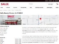 Website Screenshot Sally Beauty