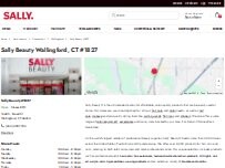 Website Screenshot Sally Beauty