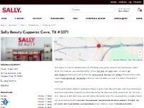 Website Screenshot Sally Beauty