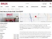 Website Screenshot Sally Beauty