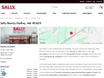 Website Screenshot Sally Beauty