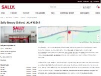 Website Screenshot Sally Beauty
