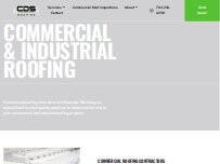 Website Screenshot CDS Roofing Systems