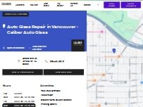 Website Screenshot Caliber Auto Glass