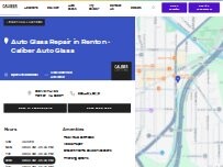 Website Screenshot Caliber Auto Glass