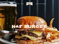 Website Screenshot H & F Burger
