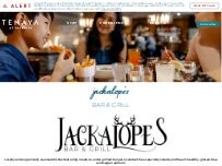 Website Screenshot Jackalope's Bar and Grill