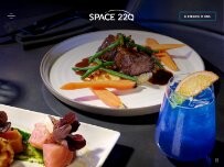Website Screenshot Space 220 Restaurant