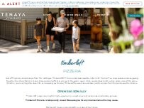 Website Screenshot Timberloft Pizzeria