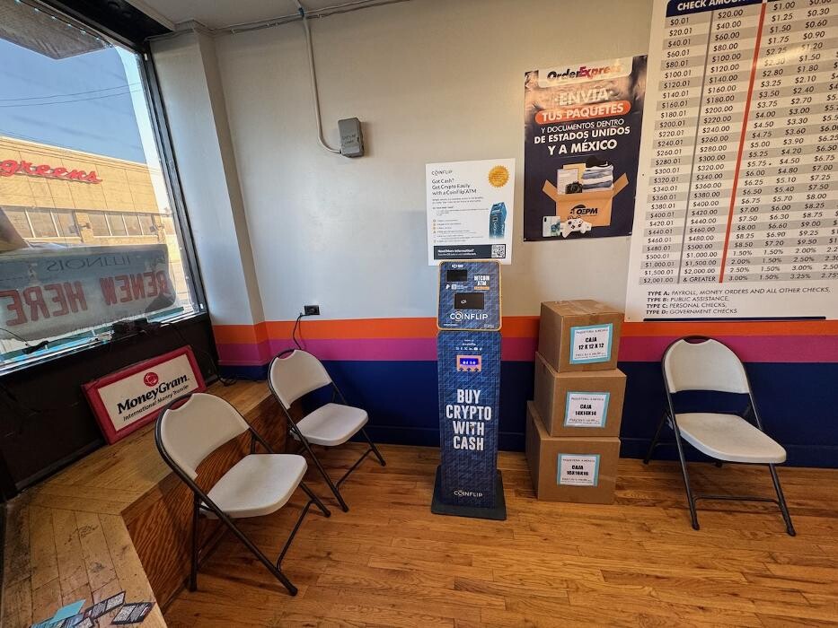 Images CoinFlip Bitcoin ATM - J&P Check Cashing Currency Exchange (Chicago)