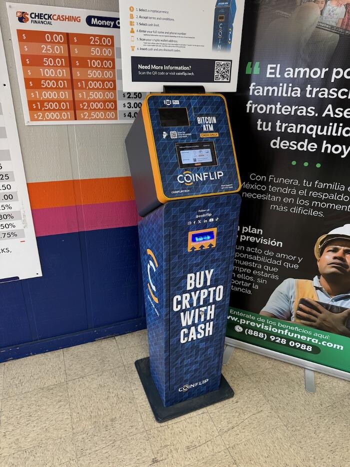 Images CoinFlip Bitcoin ATM - J&P Check Cashing Currency Exchange (Chicago)