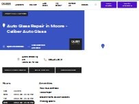 Website Screenshot Caliber Auto Glass
