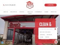 Website Screenshot Drew's Car Wash