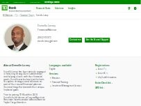Website Screenshot Denville Loney - TD Wealth Financial Advisor