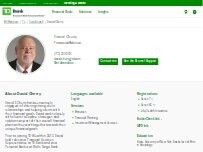 Website Screenshot David Cherry - TD Wealth Financial Advisor