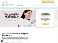 Website Forefront Dermatology Santa Barbara, CA