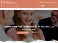 Website Screenshot The Smile Specialists