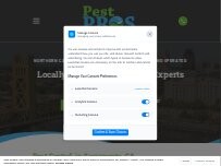 Website Screenshot Pest Pros Pest Solutions