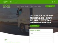 Website Screenshot CCC Repair and Trucking