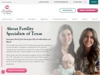 Website Screenshot Fertility Specialists Of Texas - Plano / Frisco
