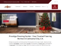 Website Screenshot PRESTIGE CARPETS INC