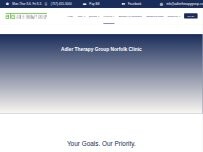 Website Screenshot Adler Therapy Group