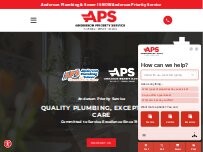 Website Screenshot Anderson Priority Service