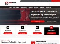 Website Screenshot Tire City Auto Repair