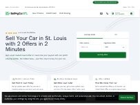 Website Screenshot Sell My Car STL