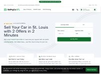 Website Screenshot Sell My Car STL