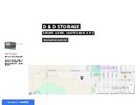 Website Screenshot D & D Storage