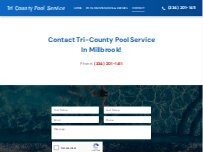 Website Screenshot Tri County Pool Service LLC