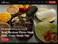 Website Screenshot Dona Mary - Antojitos Mexicanos