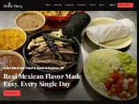 Website Screenshot Dona Mary, Fajitas & Enchiladas