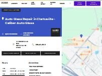 Website Screenshot Caliber Auto Glass