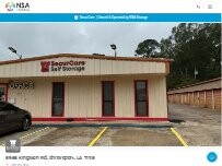 Website Screenshot SecurCare Self Storage