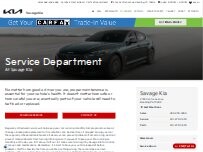Website Screenshot Service Center - Savage Kia