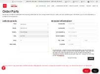 Website Screenshot Parts Store - Lithia Toyota Of Abilene