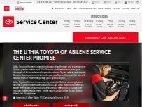 Website Screenshot Service Center - Lithia Toyota Of Abilene